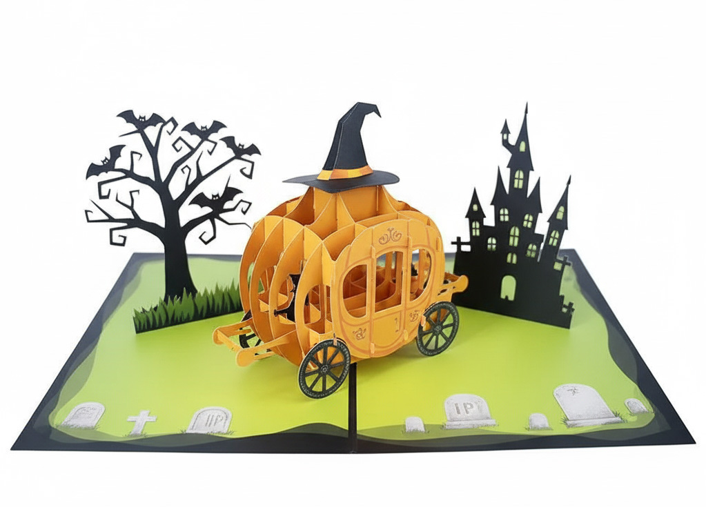 thiệp 3D halloween 2025