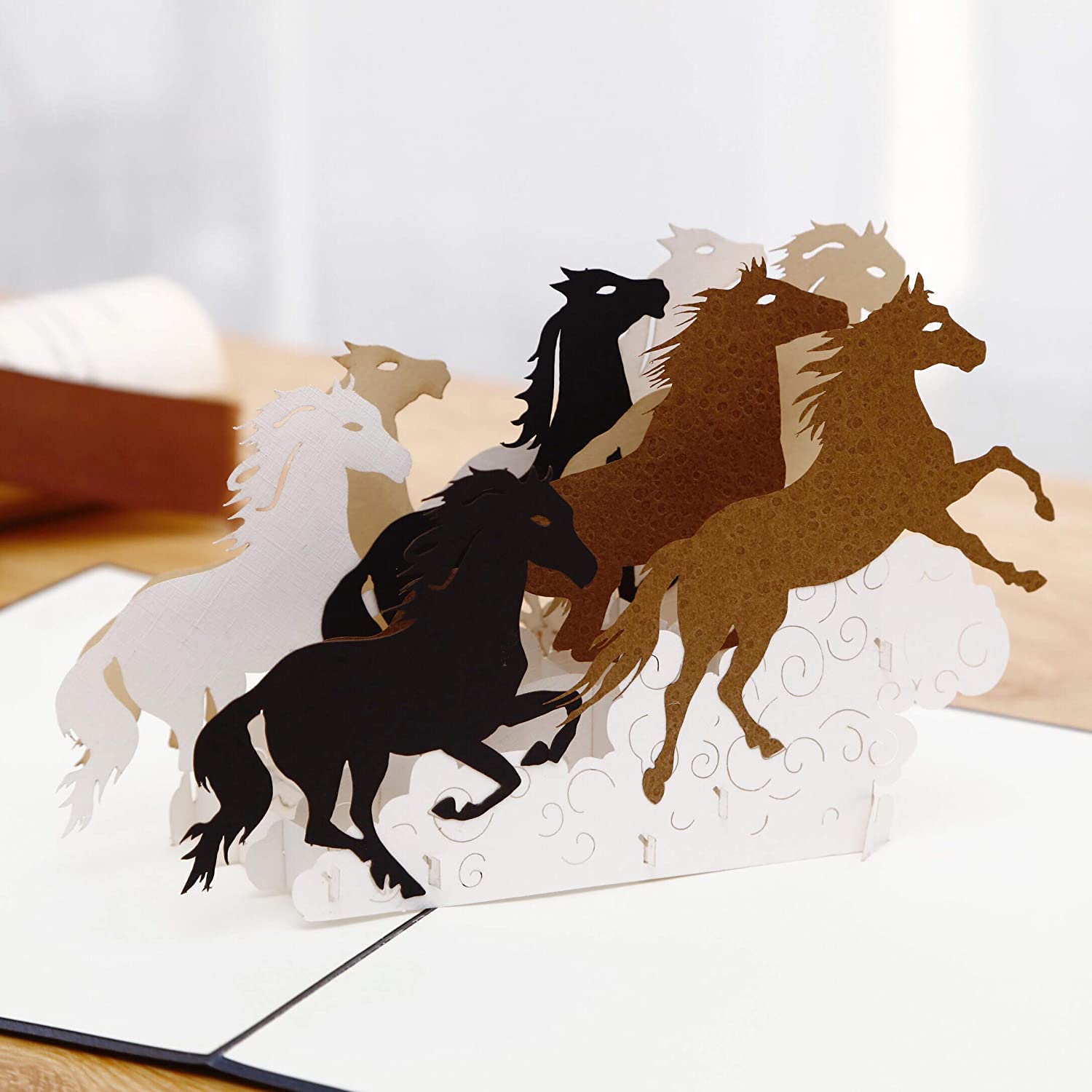 thiệp 3D hình ngựa