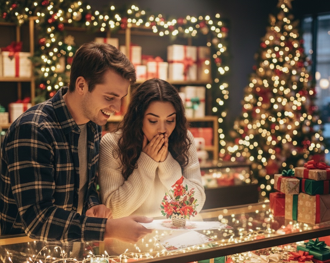 thiệp giáng sinh 3D popup