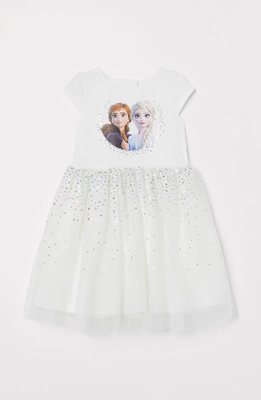 Đầm Frozen 2 Cho Trẻ Em Đầm Quần Áo Bé Gái Hè Váy Elsa Công Chúa