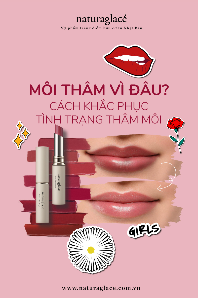 TIPS - MÔI THÂM VÌ ĐẦU? CÁCH KHẮC PHỤC TÌNH TRẠNG THÂM MÔI