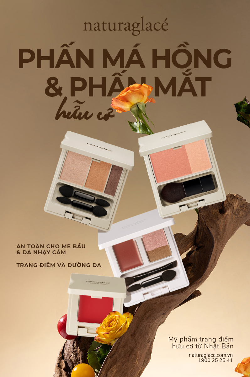 BST PHẤN MẮT & MÁ HỒNG HỮU CƠ NHẬT BẢN