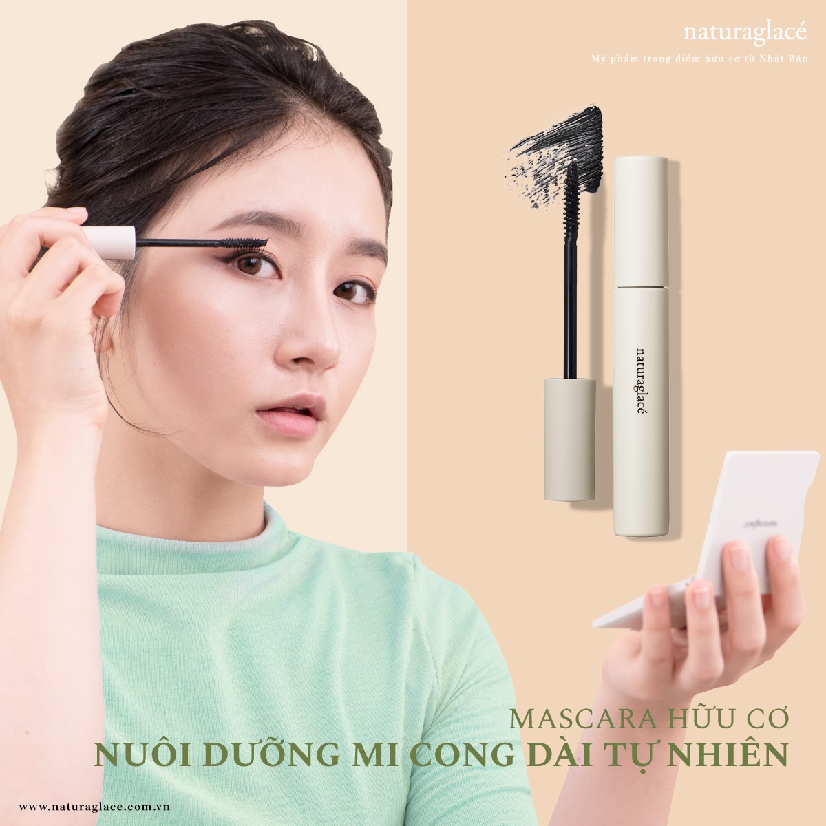 MASCARA HỮU CƠ NUÔI DƯỠNG MI CONG DÀI TỰ NHIÊN