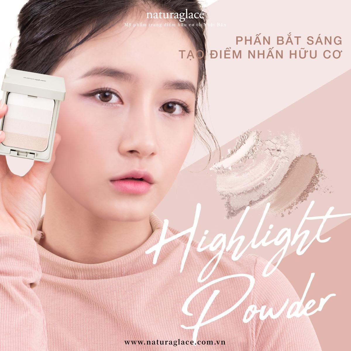 PHẤN HỮU CƠ BẮT SÁNG TẠO ĐIỂM NHẤN HIGHLIGHT POWDER