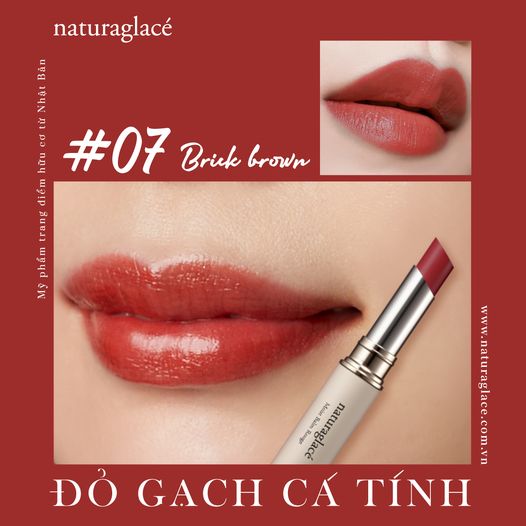 MOIST BALM ROUGE 07 BRICK BROWN - ĐỎ GẠCH CÁ TÍNH