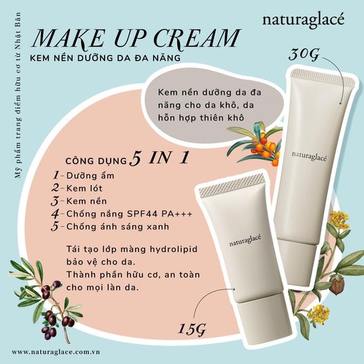 MỘT BƯỚC TRANG ĐIỂM TẠO LỚP NỀN CĂNG MỊN VỚI KEM NỀN ĐA NĂNG MAKE UP CREAM
