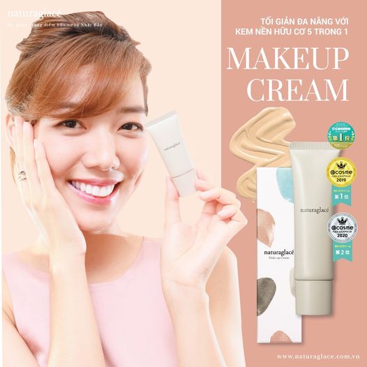 KEM NỀN DƯỠNG DA ĐA NĂNG MAKE UP CREAM VINH DỰ NHẬN GIẢI COSME 3 NĂM LIÊN TIẾP