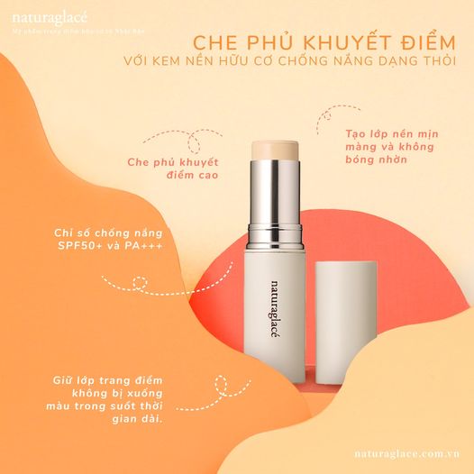 KEM NỀN CHỐNG NẮNG HỮU CƠ DẠNG THỎI CREAM BAR FOUNDATION