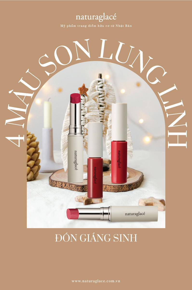 4 MÀU SON RẠNG RỠ PHÙ HỢP VỚI GIÁNG SINH