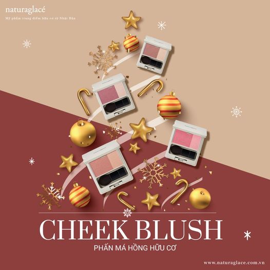 PHẤN MÁ HỒNG HỮU CƠ CHEEK BLUSH - NÂNG NIU LÀN DA MỎNG MANH ĐÔI GÒ MÁ