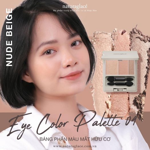 PHẤN MẮT HỮU CƠ EYE COLOR PALETTE 3 IN 1