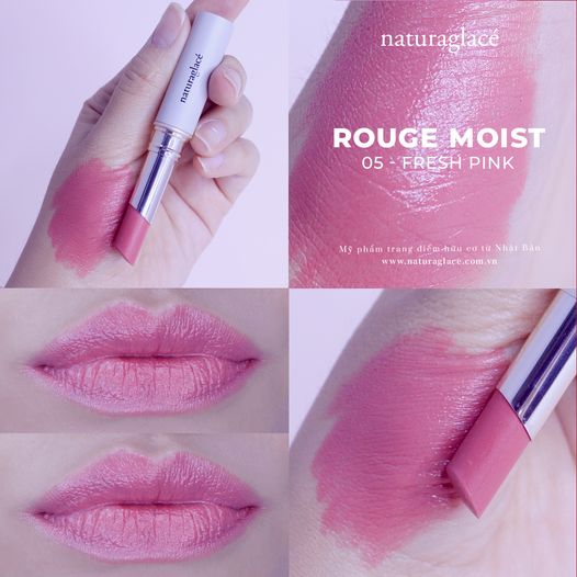 SON MÔI HỮU CƠ ROUGE MOIST 05 - FRESH PINK