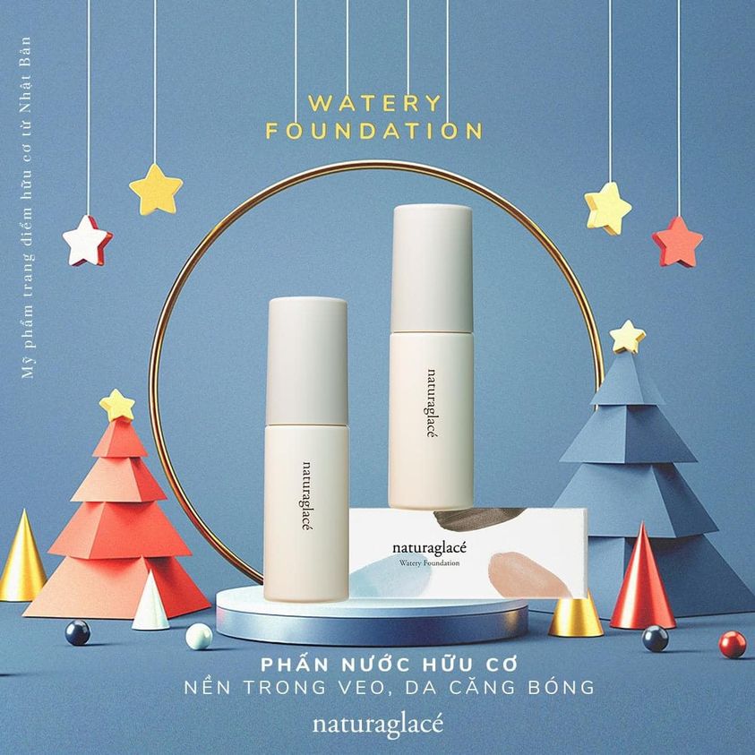 LỚP NỀN MỀM MẠI, SÁNG MỊN & NHẸ TÊNH VỚI PHẤN NƯỚC HỮU CƠ WATERY FOUNDATION