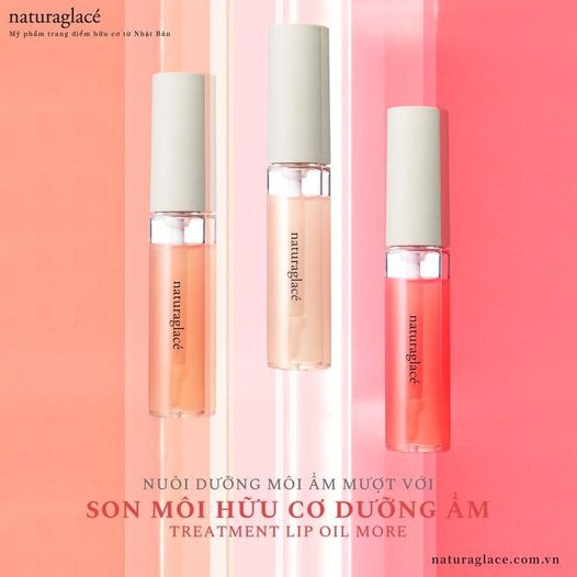 NUÔI DƯỠNG MÔI ẨM MƯỢT VỚI SON MÔI HỮU CƠ DƯỠNG ẨM TREATMENT LIP OIL