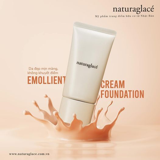 KEM NỀN HỮU CƠ EMOLLIENT CREAM FOUNDATION - CHE PHỦ CAO & DƯỠNG DA ẨM MỊN