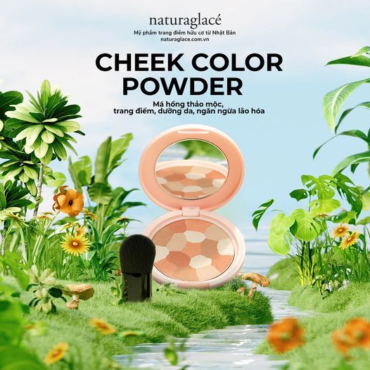 TRANG ĐIỂM & DƯỠNG DA VỚI MÁ HỒNG THẢO MỘC NU CHEEK COLOR POWDER