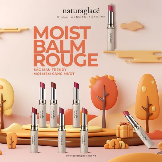 BST SON MÔI MOIST BALM ROUGE - SẮC MÀU TRENDY CHO CÔ NÀNG HIỆN ĐẠI