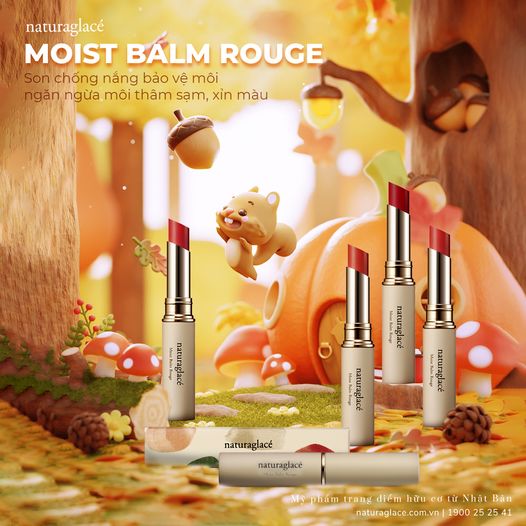 SON MOIST BALM ROUGE - DƯỠNG ẨM & CHỐNG NẮNG CHO MÔI