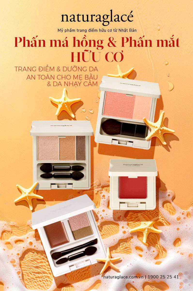 TRANG ĐIỂM & DƯỠNG DA VỚI BST MÁ HỒNG, PHẤN MẮT NHẬT BẢN