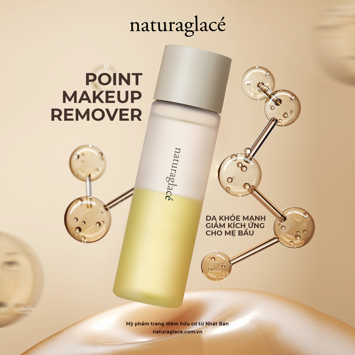 NƯỚC TẨY TRANG HỮU CƠ POINT MAKEUP REMOVER - GIỮ DA SẠCH SÂU, KHỎE ĐẸP MỖI NGÀY