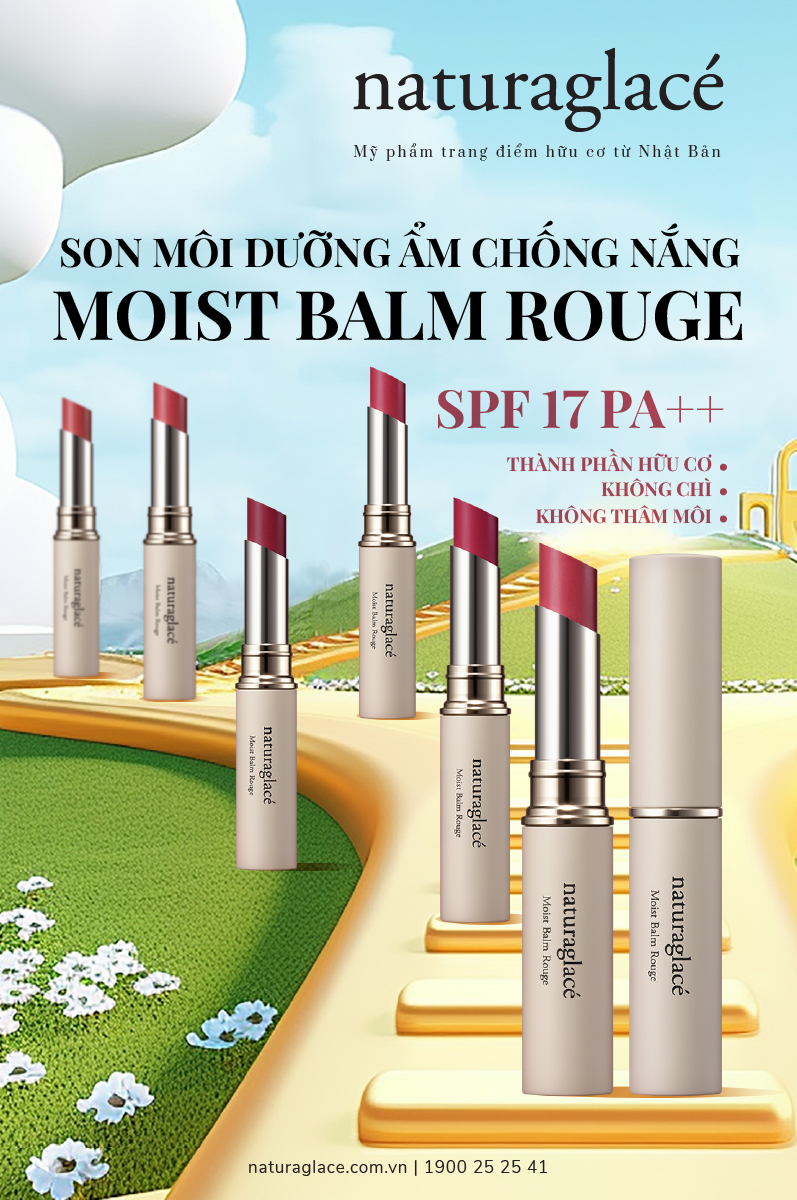MOIST BALM ROUGE - THỎI SON NHẤT ĐỊNH PHẢI CÓ TRONG HÈ NÀY!