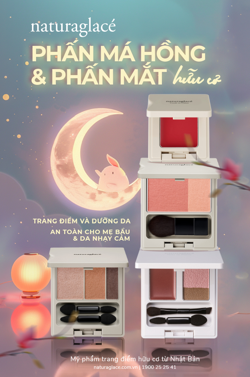 BST PHẤN MẮT & MÁ HỒNG HỮU CƠ - CÙNG NÀNG RẠNG RỠ ĐÓN TRUNG THU