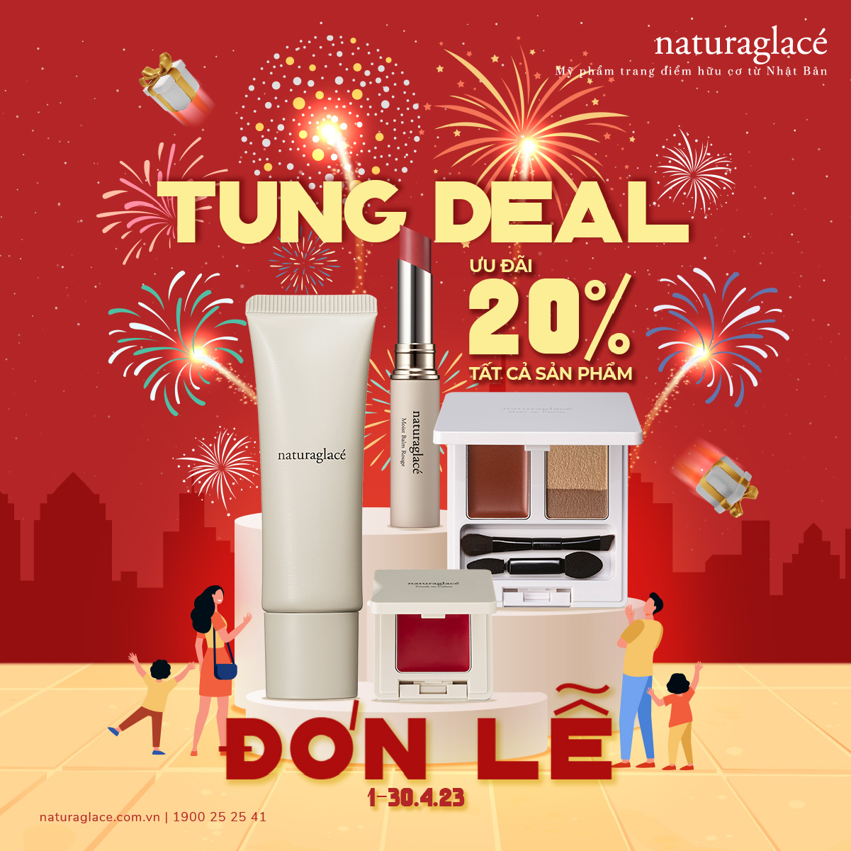 CHÀO THÁNG 4 SANG, TUNG DEAL ĐÓN LỄ