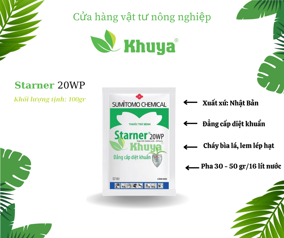 Starner 20WP 100gr - CỬA HÀNG VẬT TƯ NÔNG NGHIỆP KHUYA