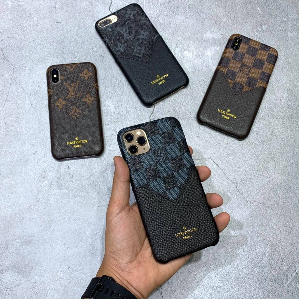 Ốp lưng iPhone Louis Vuitton viền vuông silicon mềm dẻo cho iphone  66s78XXSXR111213 Pro Plus Max cute dễ thương  Lazadavn