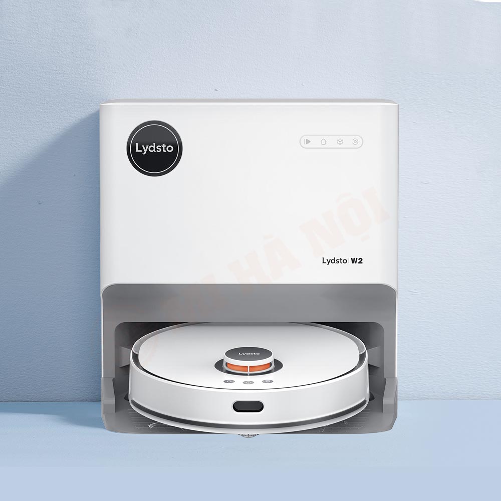 Robot hút bụi lau nhà Xiaomi Lydsto W2 – Tự động giặt, sấy khăn, tự động đổ rác – Phiên bản Quốc tế