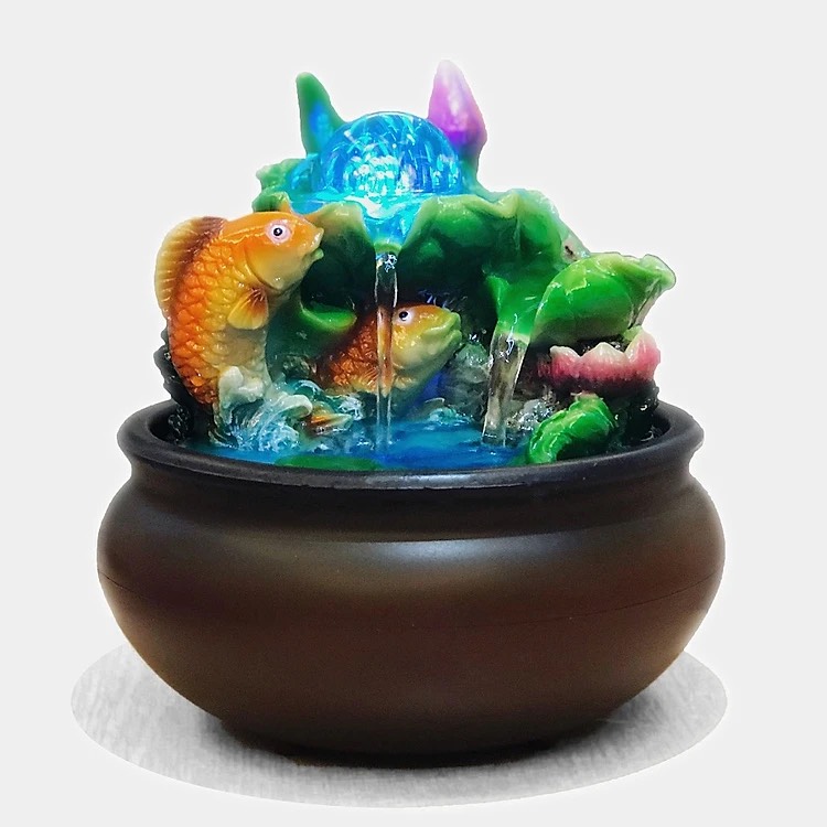 Thác nước phong thuỷ hình cá chép