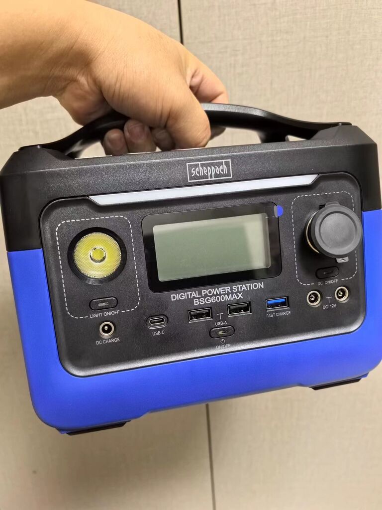 Trạm sạc di động Scheppach 600W BSG600MAX 156.000mAh