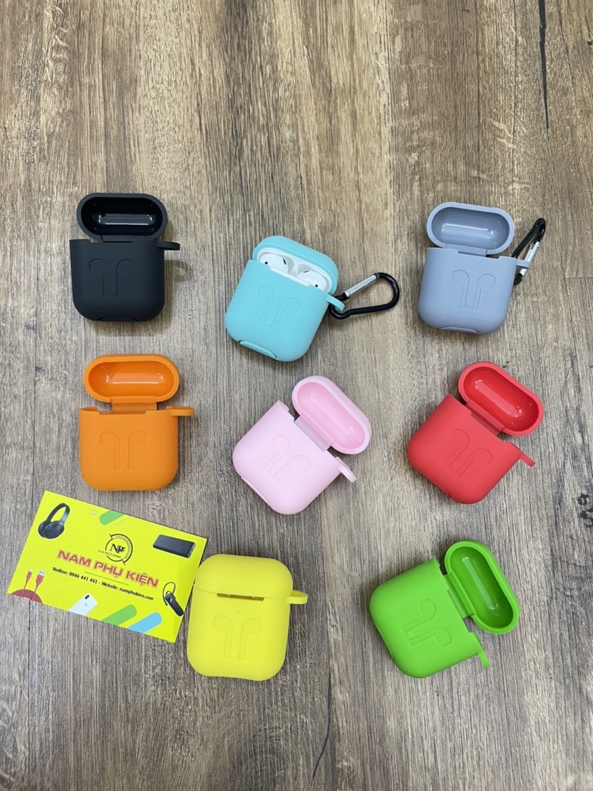 Ốp silicons cao cấp dày cho airpods 1/2