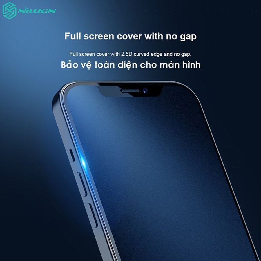 Cường lực full màn hình chống bám vân tay Nillkin FogMirror cho iPhone 13/ 13 Pro/ 13 Pro max