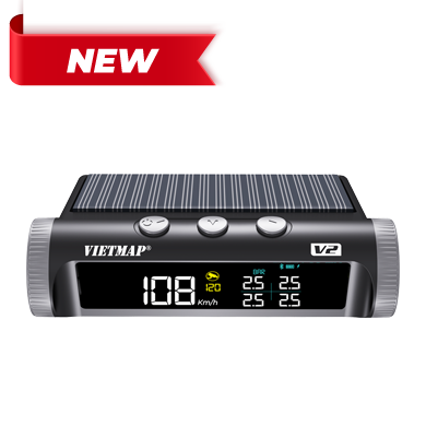 Cảm biến áp suất lốp tích hợp cảnh báo giao thông Vietmap V2