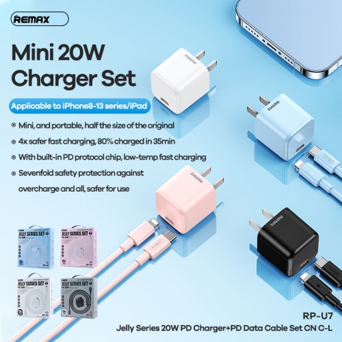 Bộ Sạc Nhanh Remax RP-U7 PD QC 20W