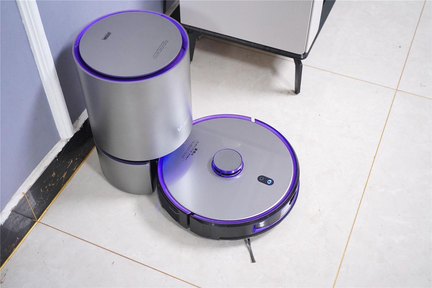 Robot hút bụi, lau nhà, tự đổ rác XIAOMI Viomi 5G IOT