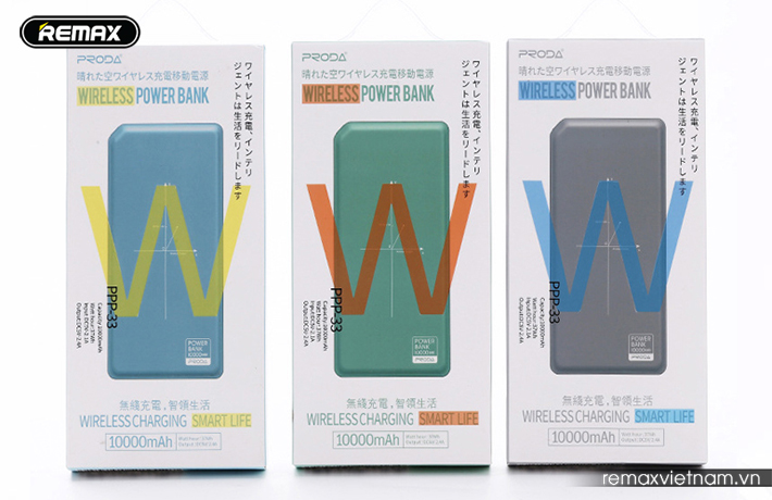 Sạc dự phòng không dây 10.000 mAh Remax PPP-33 8