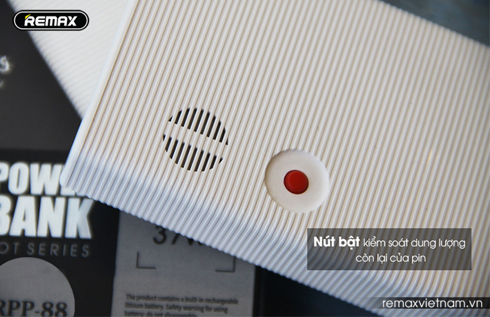Pin sạc dự phòng nhỏ gọn Remax RPP - 88 10000mAh 8
