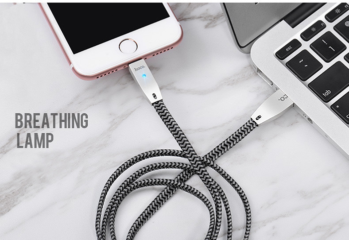 Dây cáp sạc tự ngắt Hoco U11 Lightning cho iphone 12