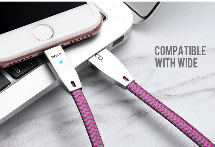 Dây cáp sạc tự ngắt Hoco U11 Lightning cho iphone 15