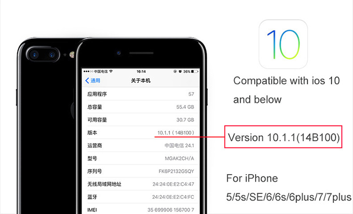 Dây cáp sạc tự ngắt Hoco U11 Lightning cho iphone 6
