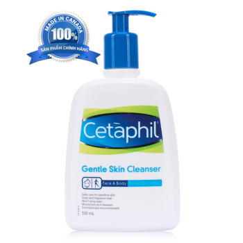 Sữa rửa cho da mặt & toàn thân Cetaphil Gentle Skin Cleanser 500ml