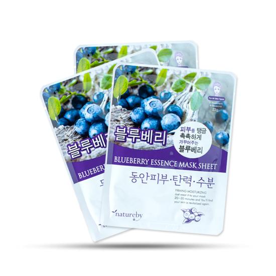Bộ sưu tập 10 mặt nạ dưỡng trắng da thiên nhiên Natureby (23ml/miếng)