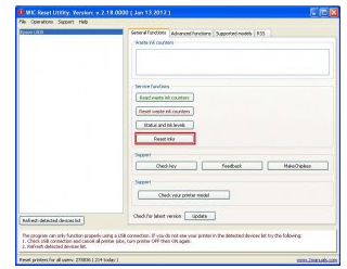 CÁCH RESET MỰC CHO MÁY IN MÀU EPSON L800