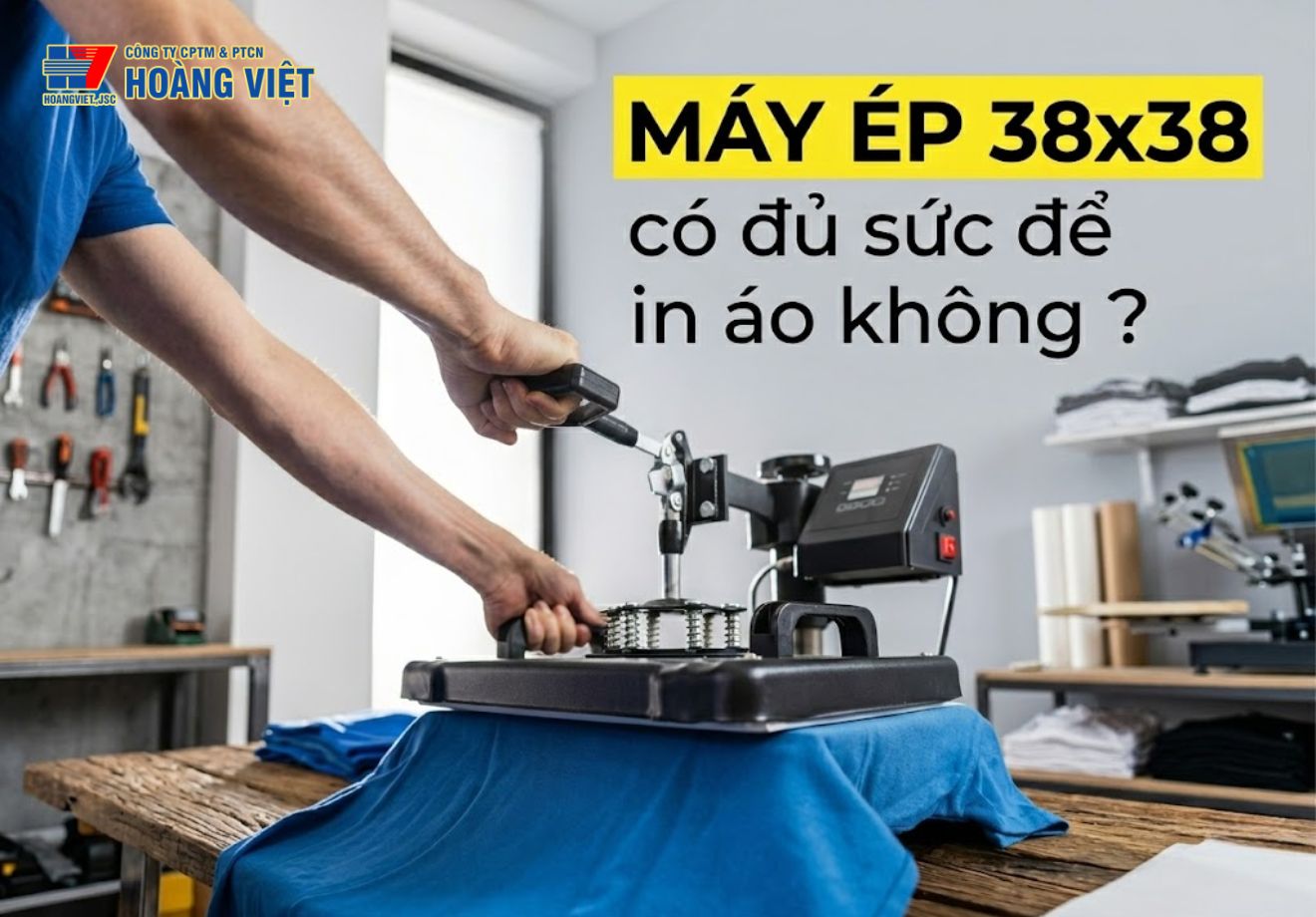 Review Máy ép nhiệt 38x38 có đủ in áo không? Đủ dùng hay sẽ nhanh phải nâng cấp?