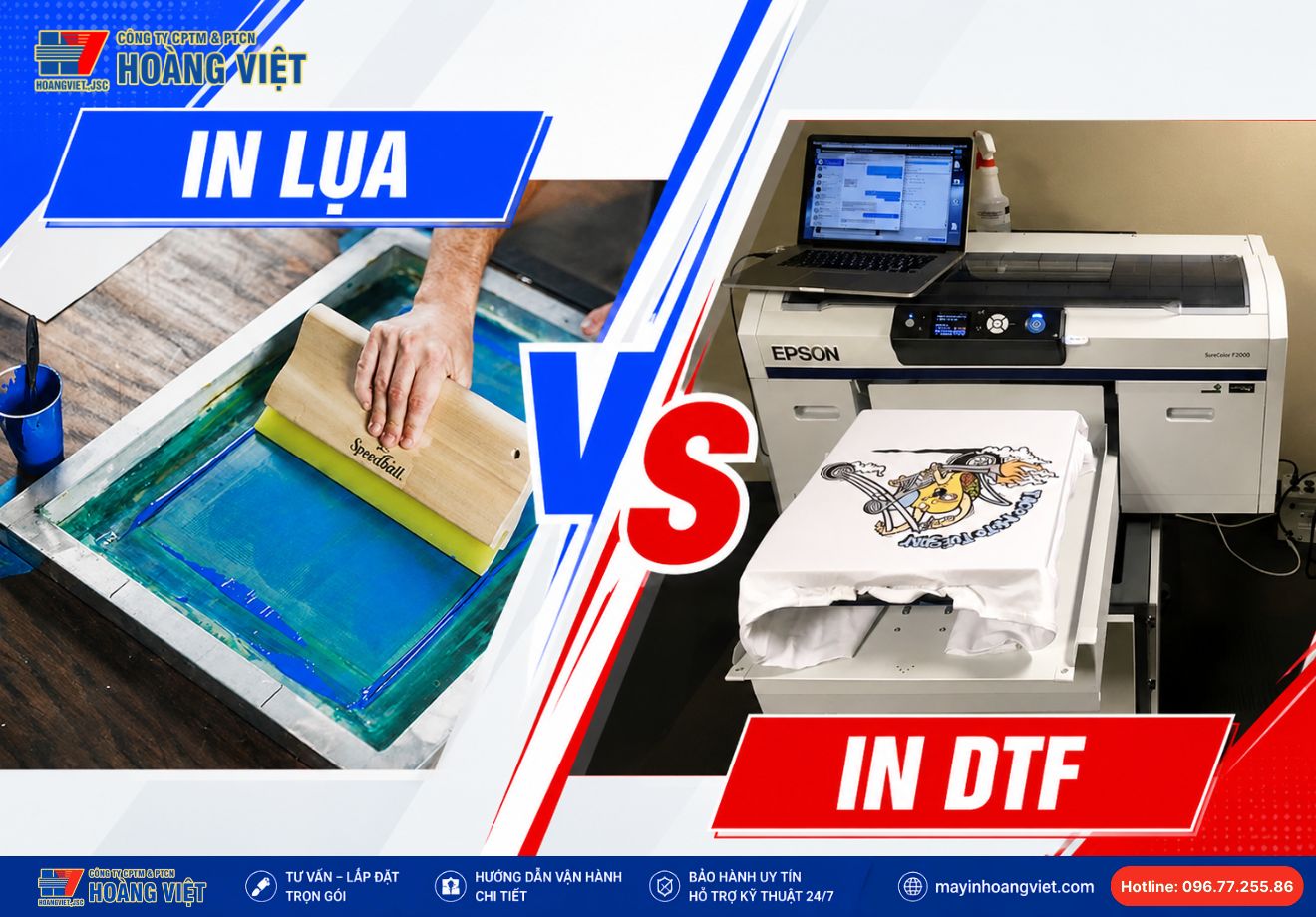 DTF với In Lụa: Công Nghệ Nào Phù Hợp Với Mô Hình Kinh Doanh Của Bạn?