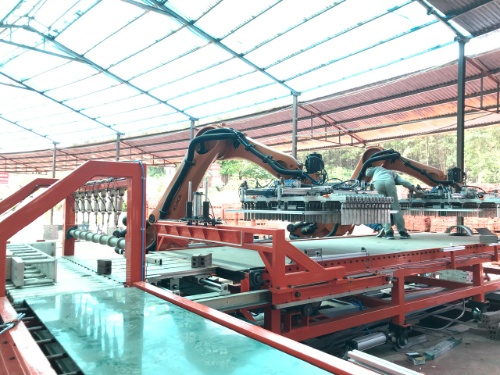 Robot di động cho lò đĩa