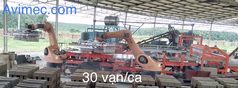 Robot lò đĩa 12m-750v/phút là dây chuyền lắp trên lò đĩa  có công suất cao nhất Việt Nam hiện nay .