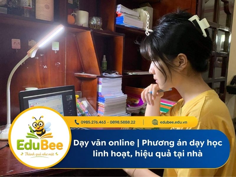 Dạy văn online | Phương án dạy học linh hoạt, hiệu quả tại nhà